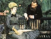 Edouard Manet In the Conservatory oil on canvas